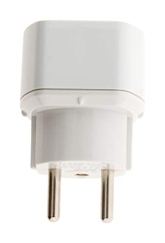 21BibAwdZhL._SL500_ Zenitech - Adaptateur Prise de Voyage Schuko Allemagne vers France - Prise Mâle FR vers Femelle DE - 230V, 16A, 3680W - Compact et Résistant - Connexion Stable - Conforme à la Norme CE - Blanc - 2